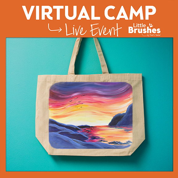 Kids' Live Virtual Painting Camp! 6 Years Or Older.